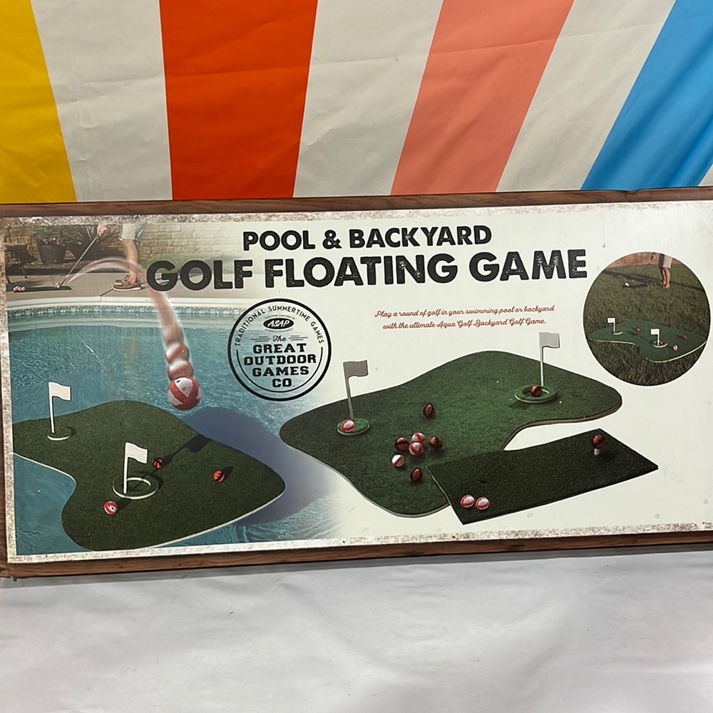 backyard or pool golf game